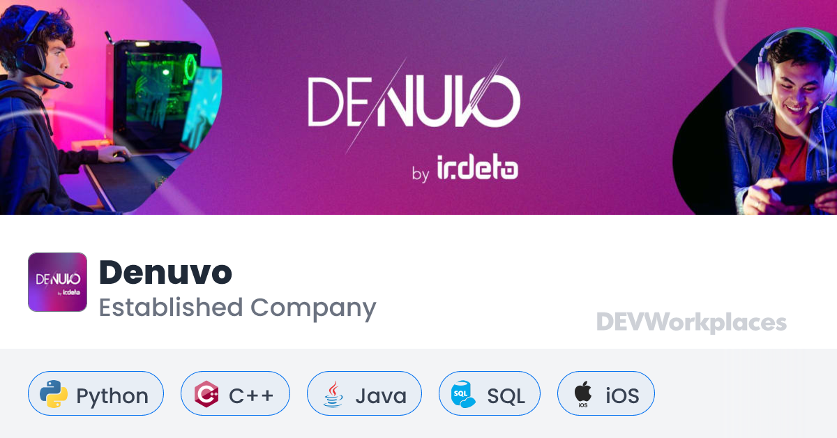 Denuvo as an IT employer | Reviews, TechStack, Benefits